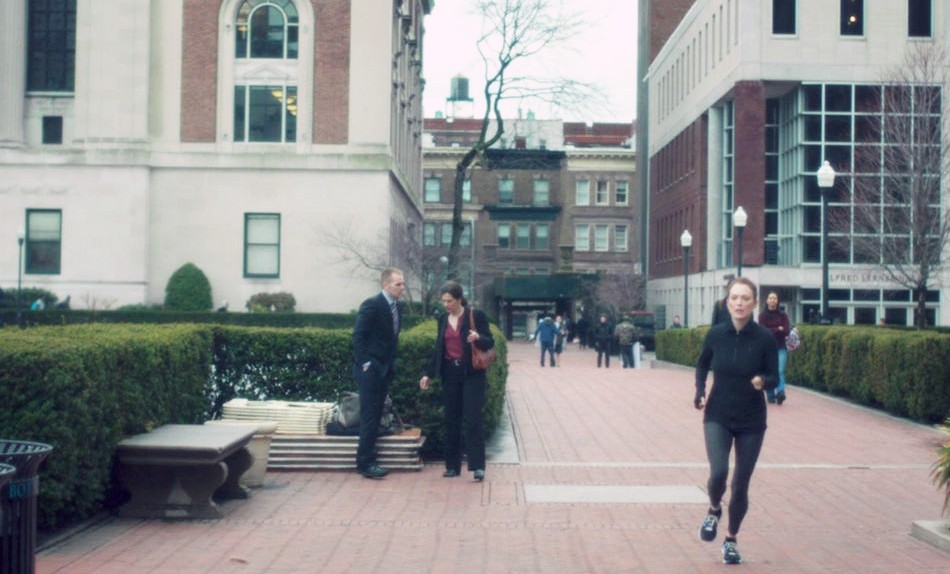 Julianne Moore in Still Alice, filmed at Columbia