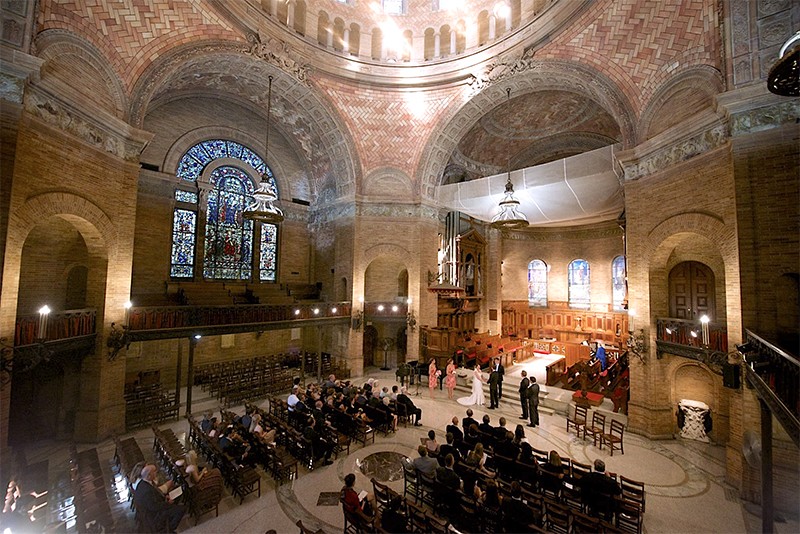 The nave at Saint Paul's Chapel