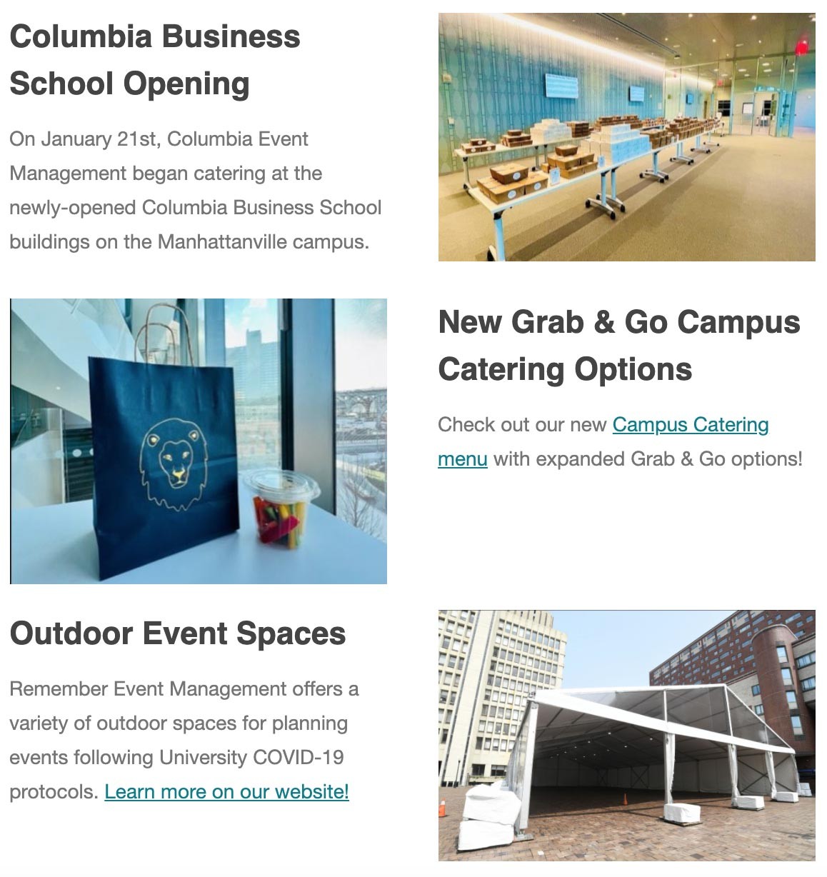 Columbia Business School Opening