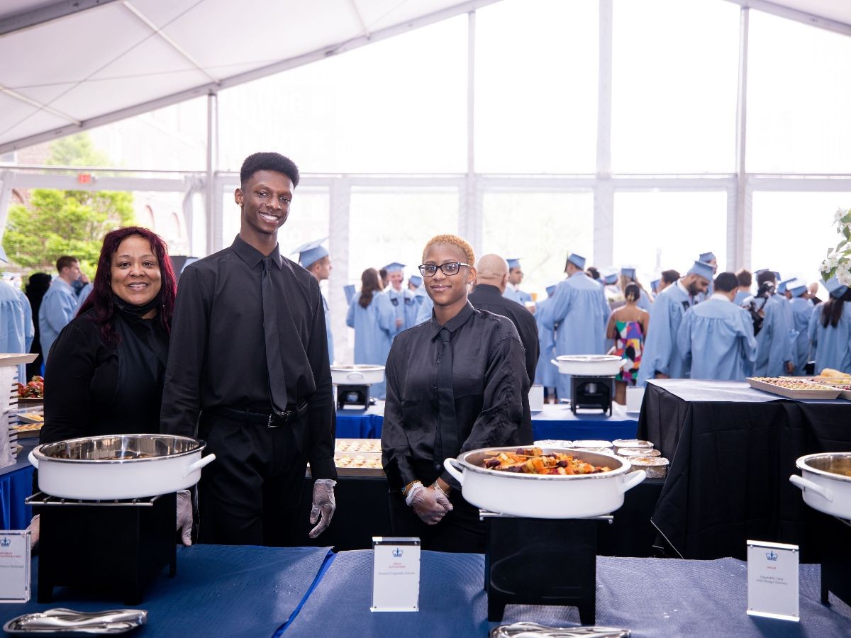 Commencement catering