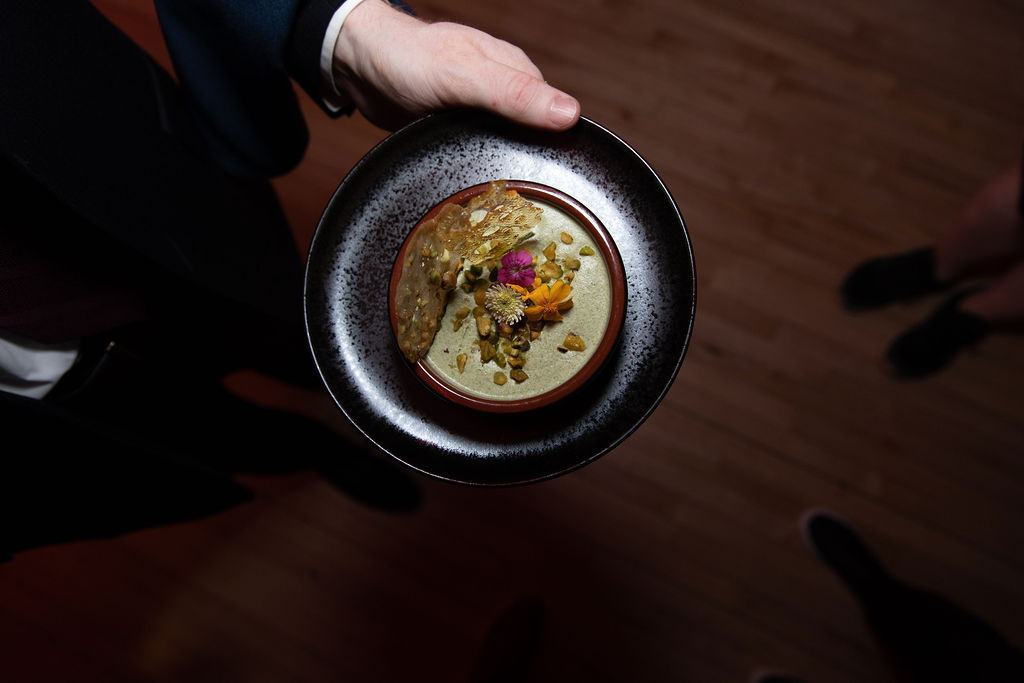 Photo by Kevin Dale Dish being served