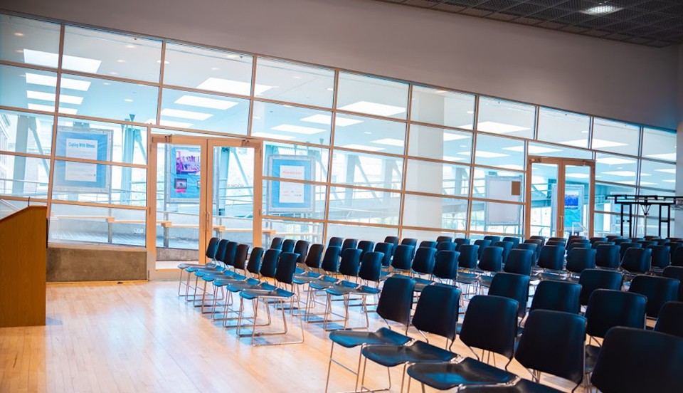 A photo of a room at Lerner Hall