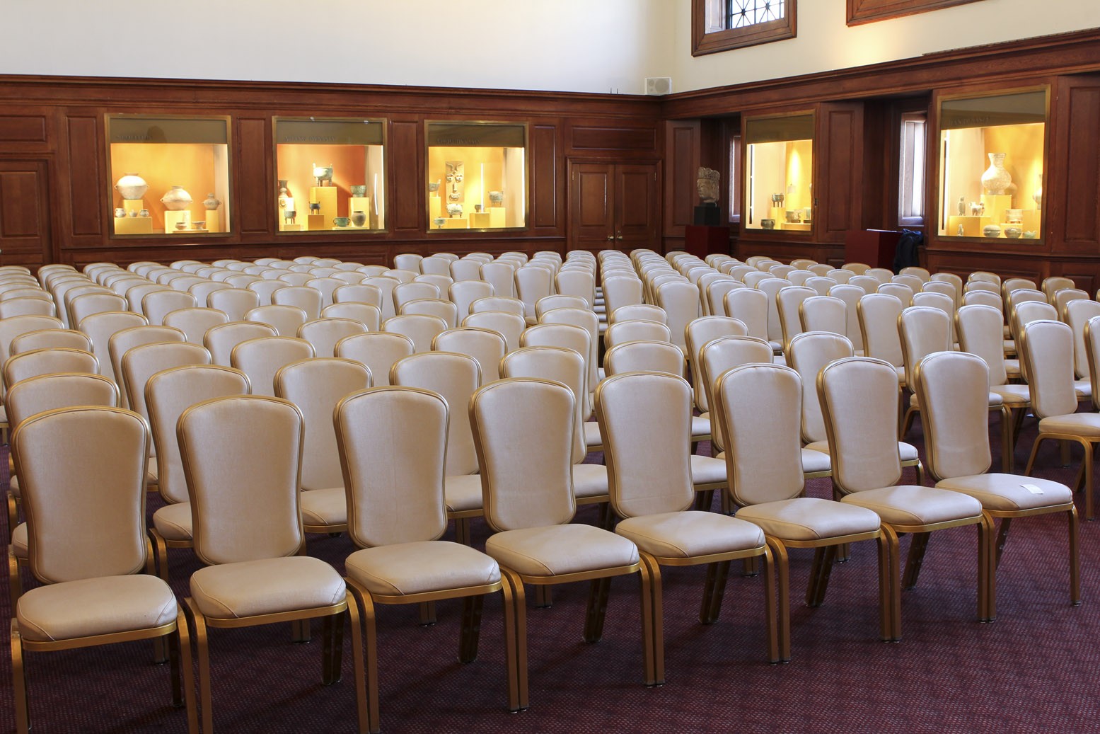 Faculty Room at Low Library lecture setup.