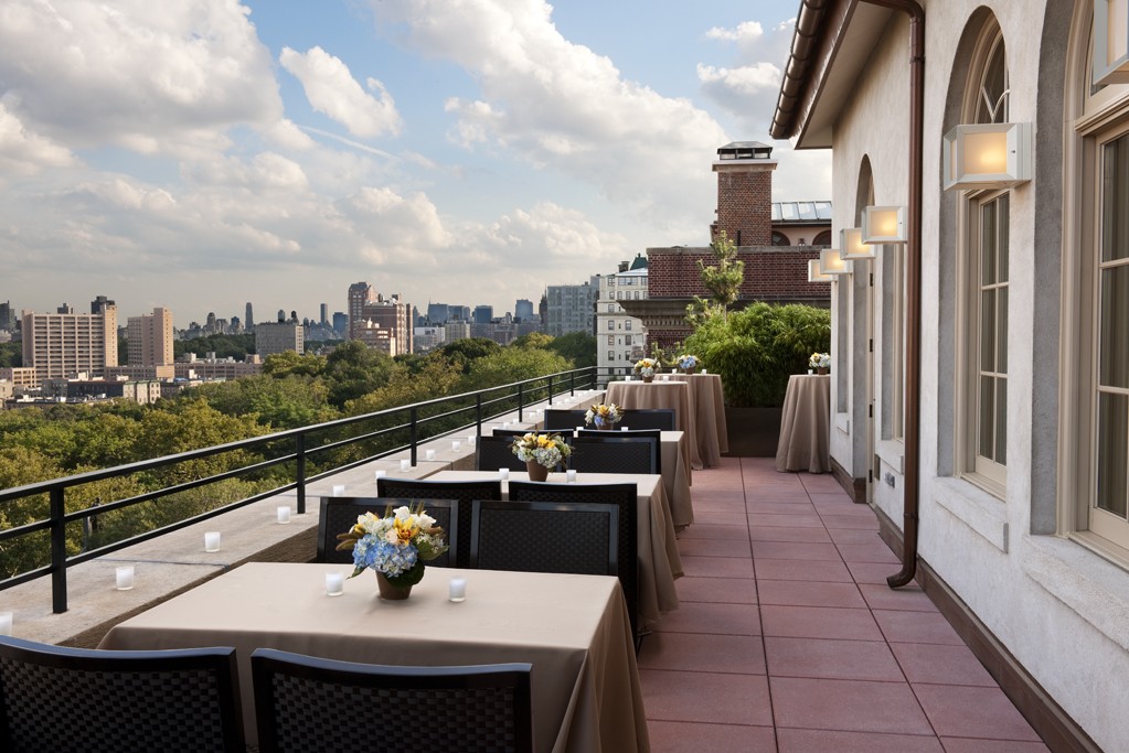 The scenic view from Faculty House's Sky Lounge.