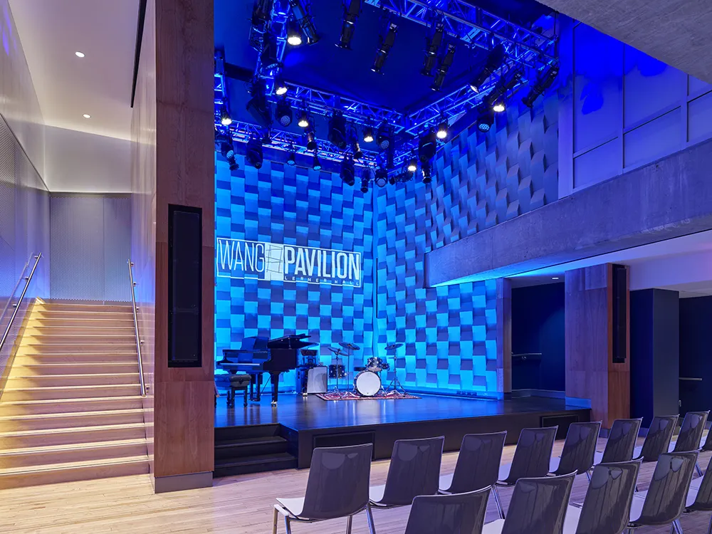 Wang Pavilion stairs and stage