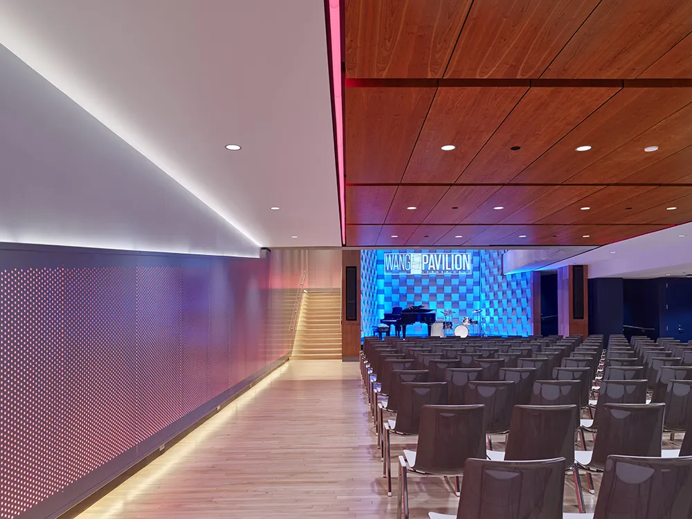 Wang Pavilion audience seating