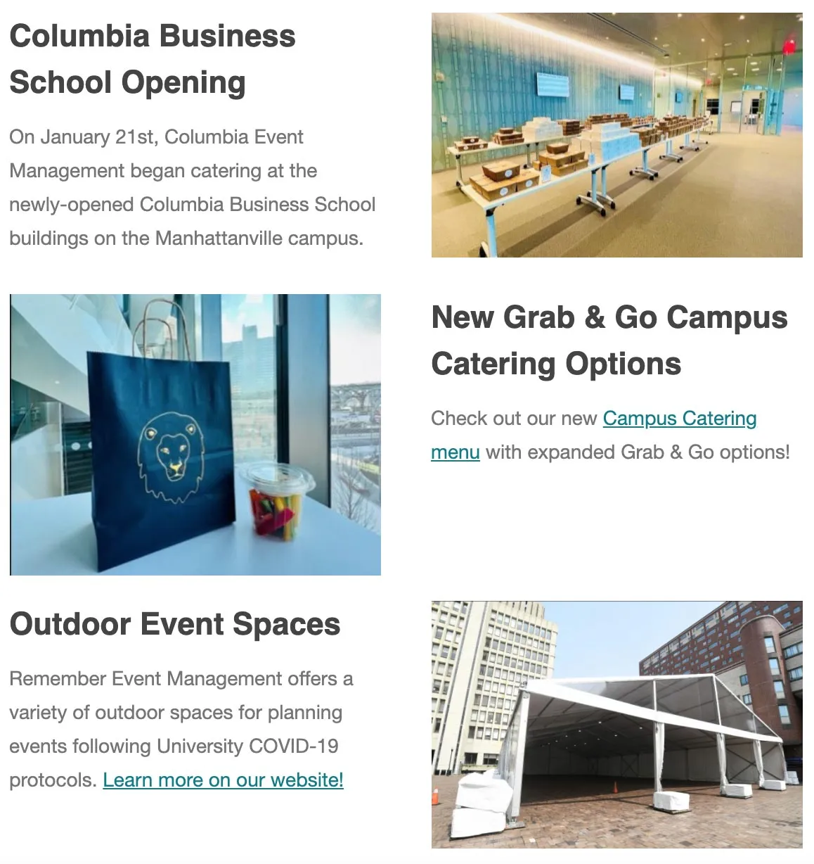 Columbia Business School Opening