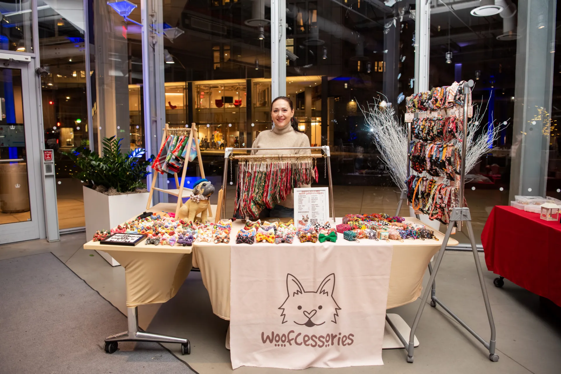 Woofcessories booth