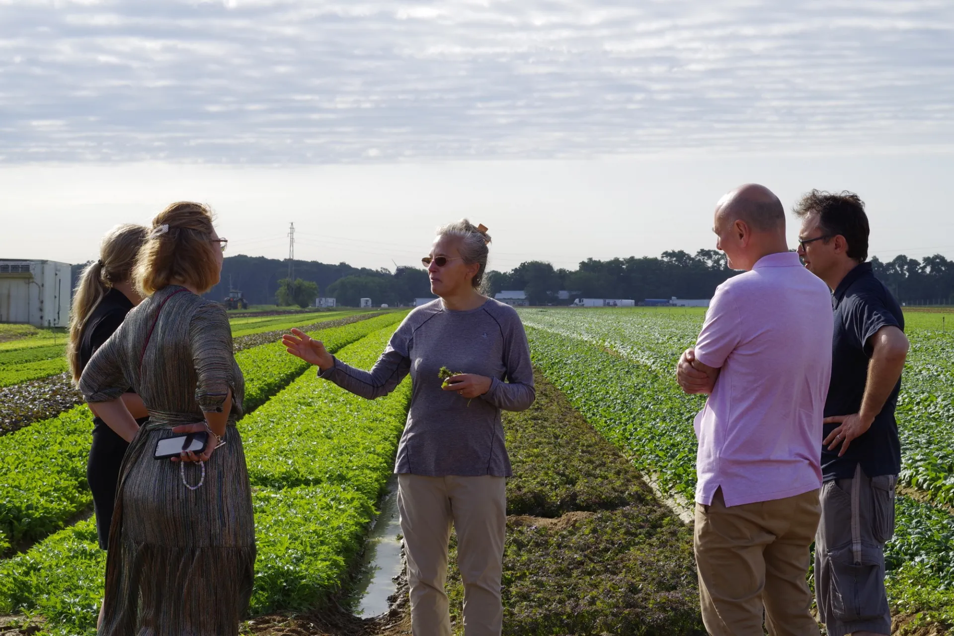 Event Management team tours Satur Farms