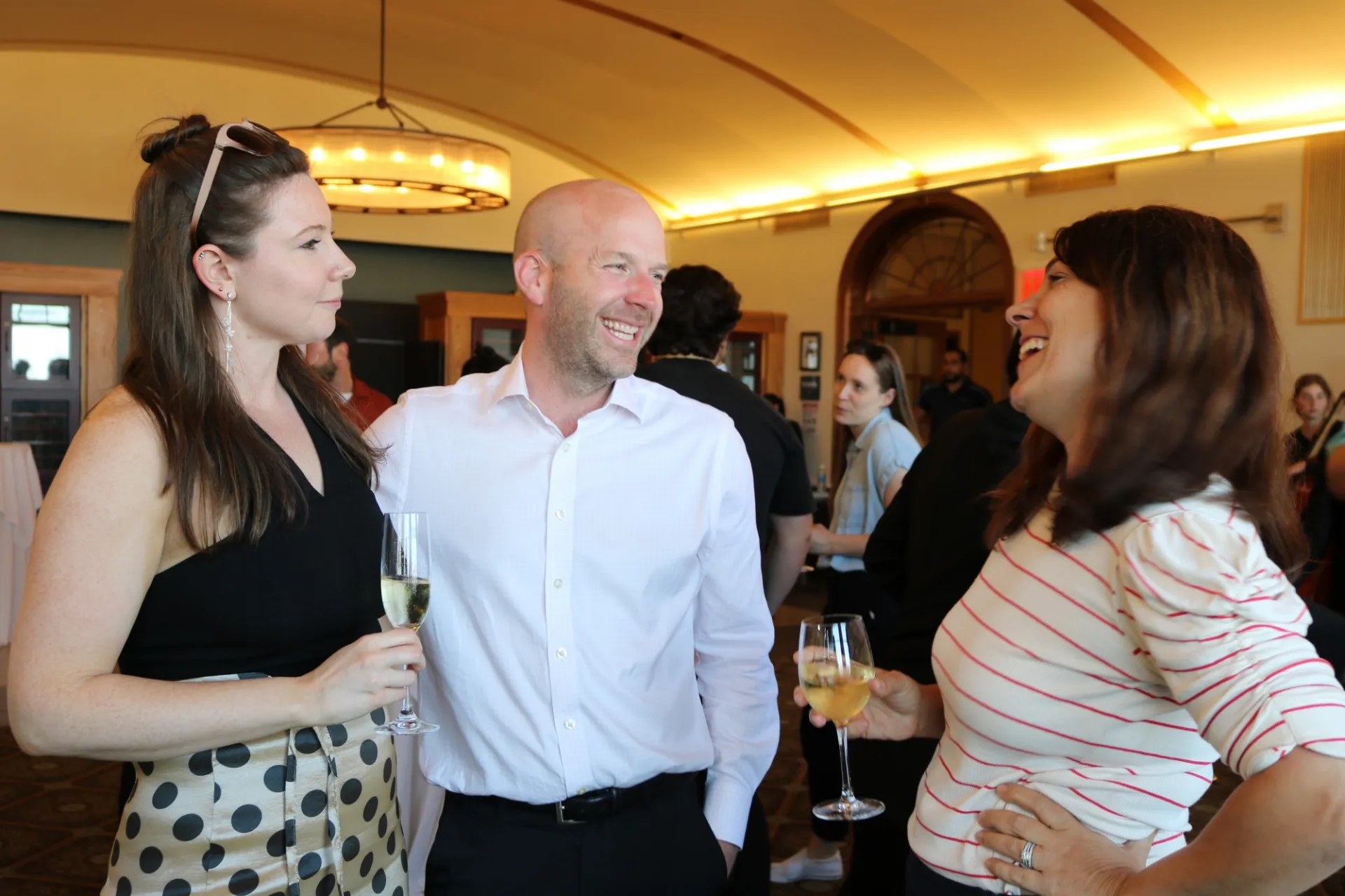Guests socializing