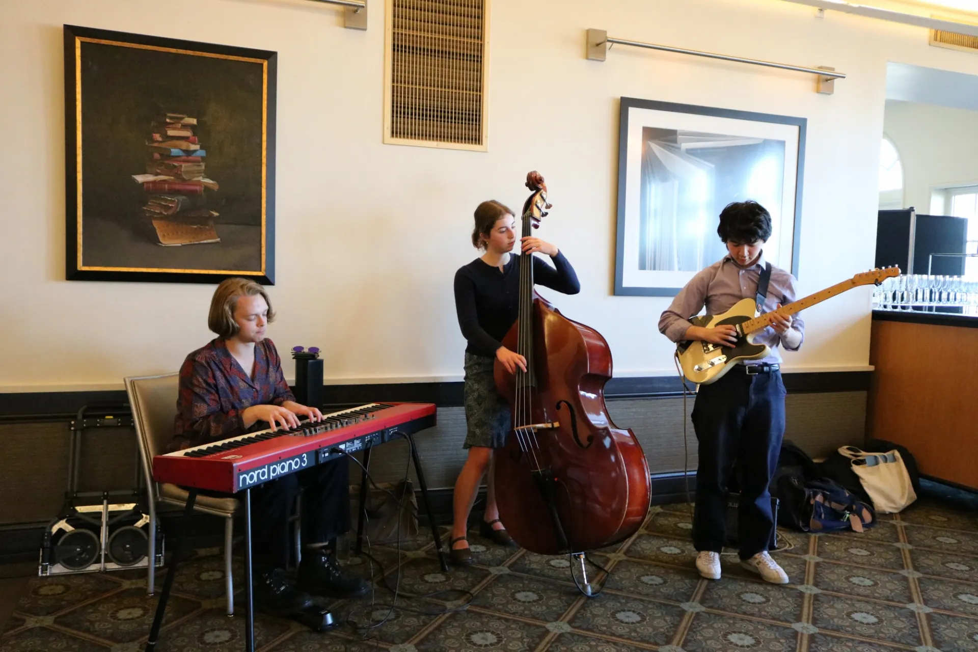 Band playing music