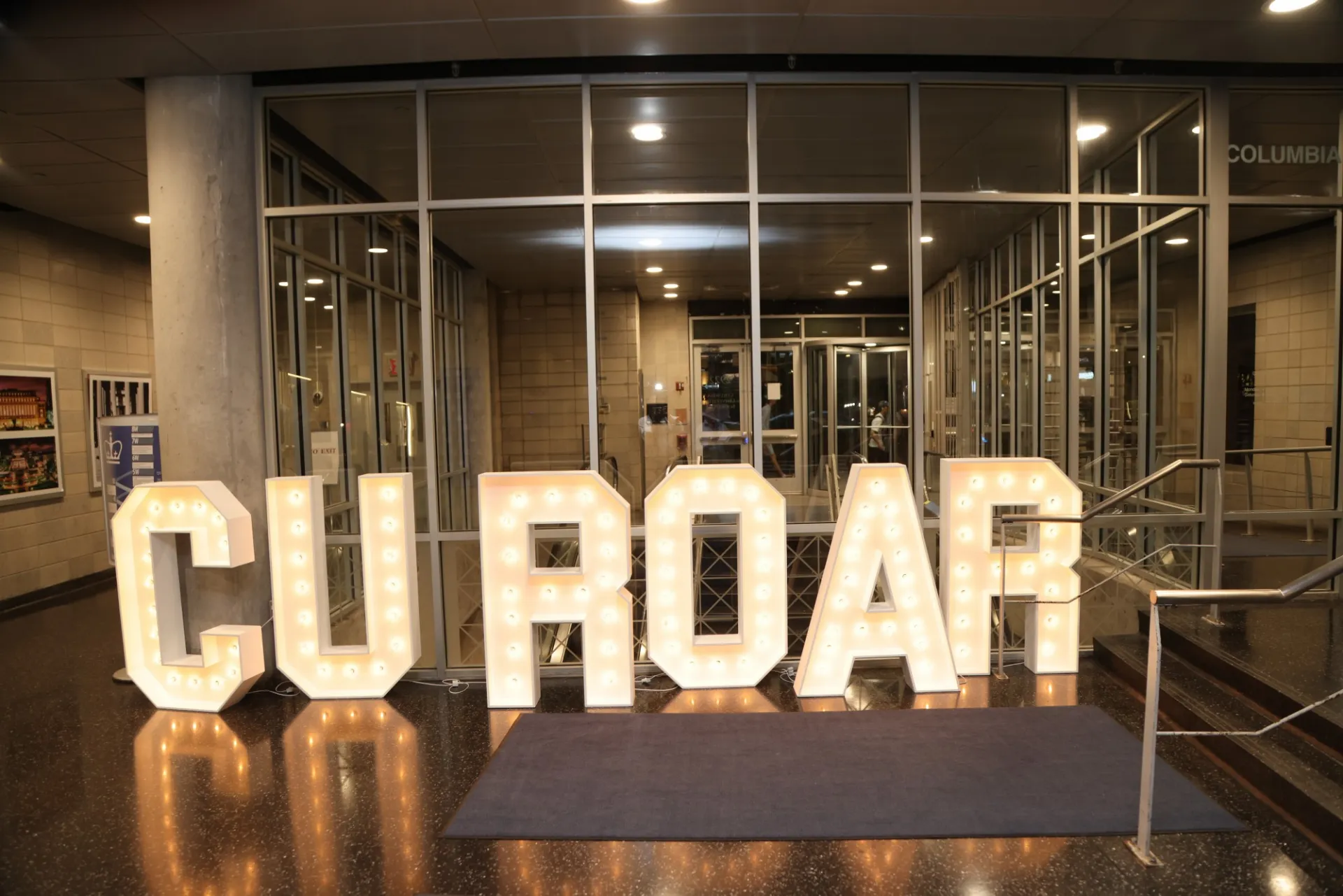 CU ROAR lights in Lerner