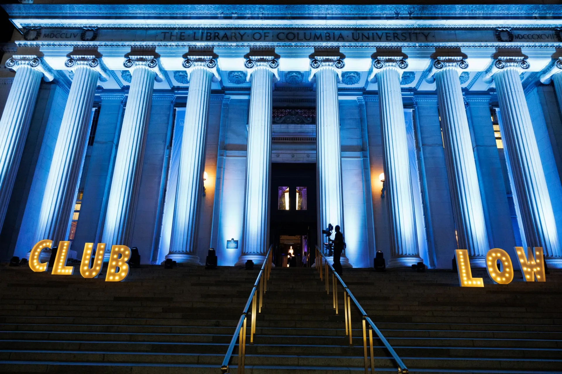 Club Low lit up at night