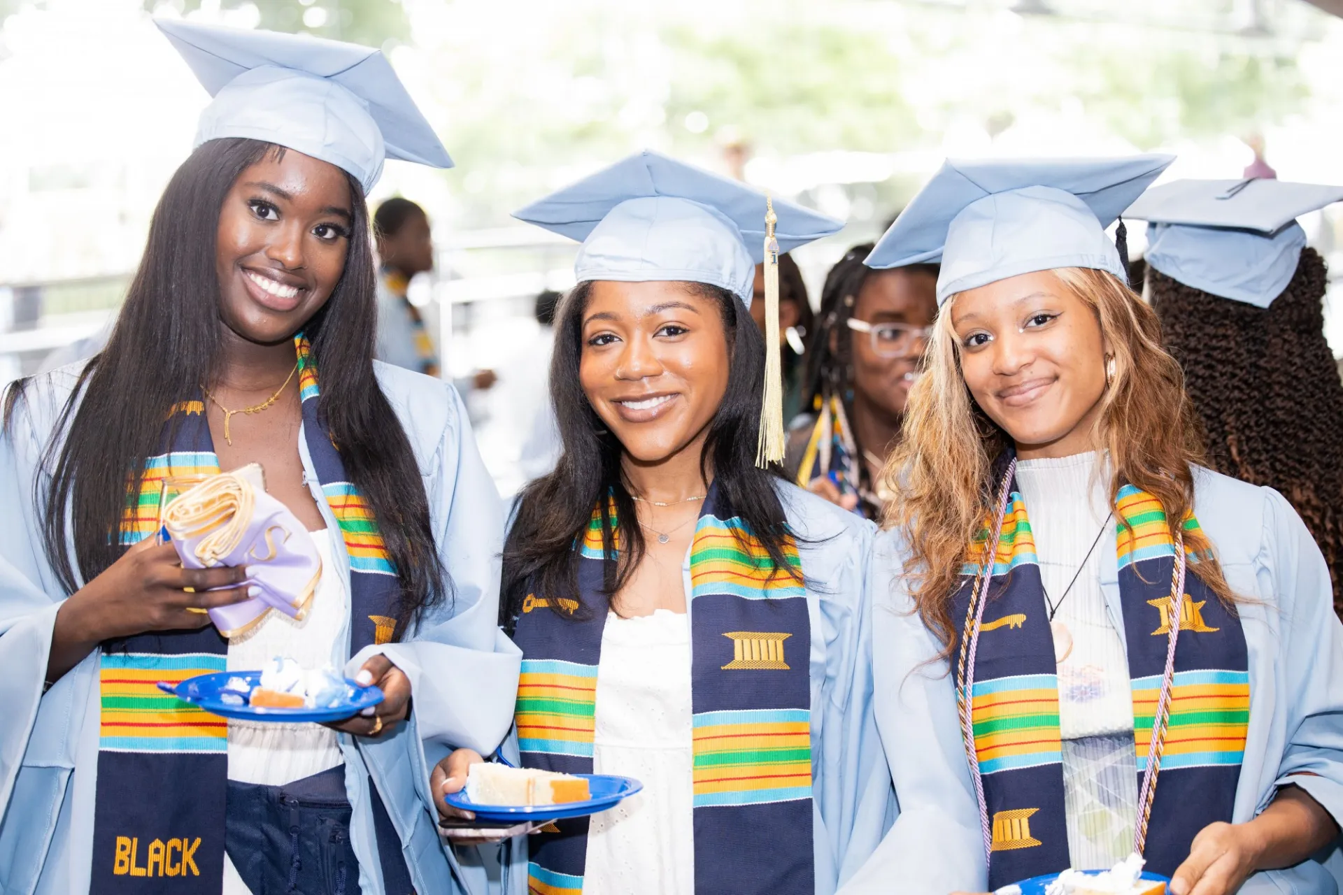 Commencement event on Ancell Plaza