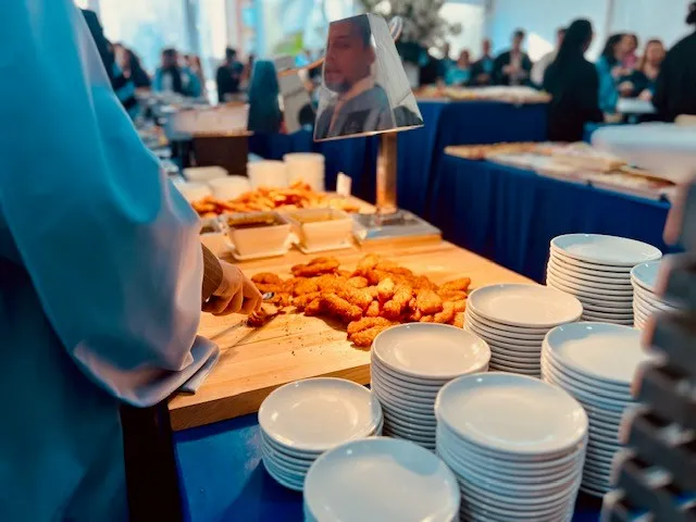 Buffet at reception
