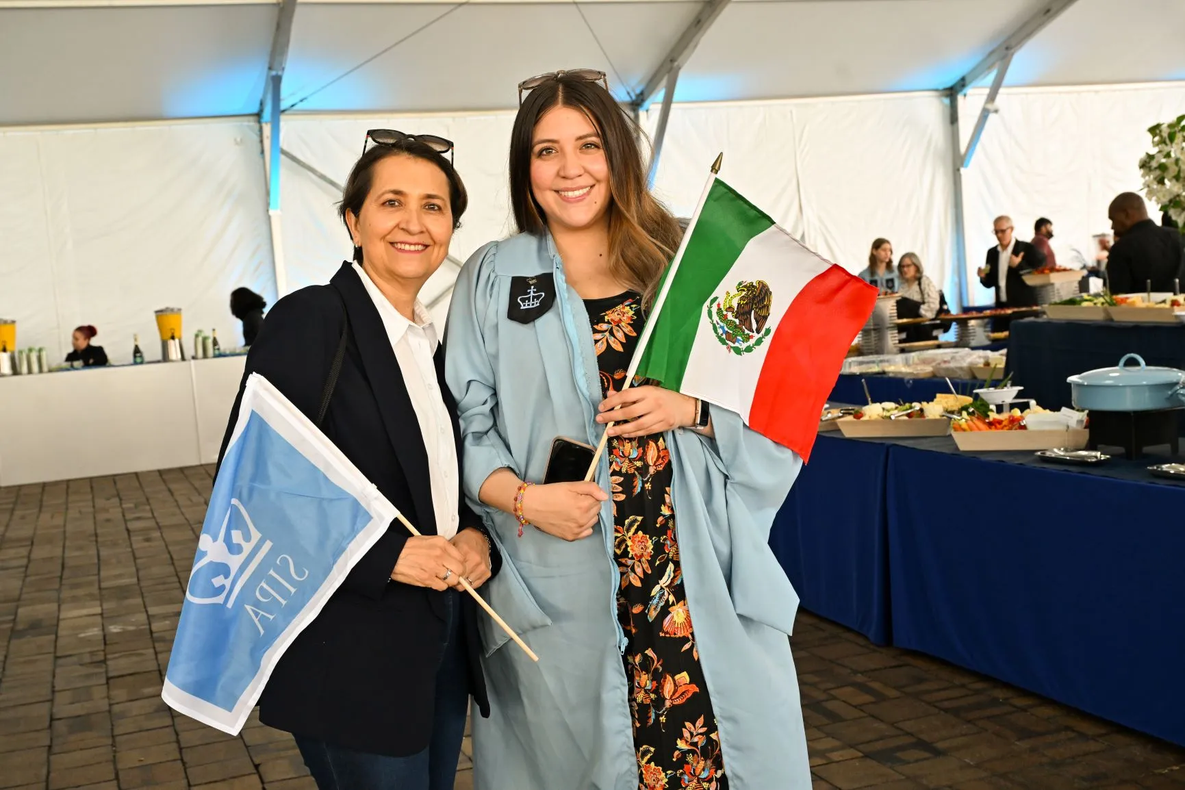 A SIPA graduate and family member