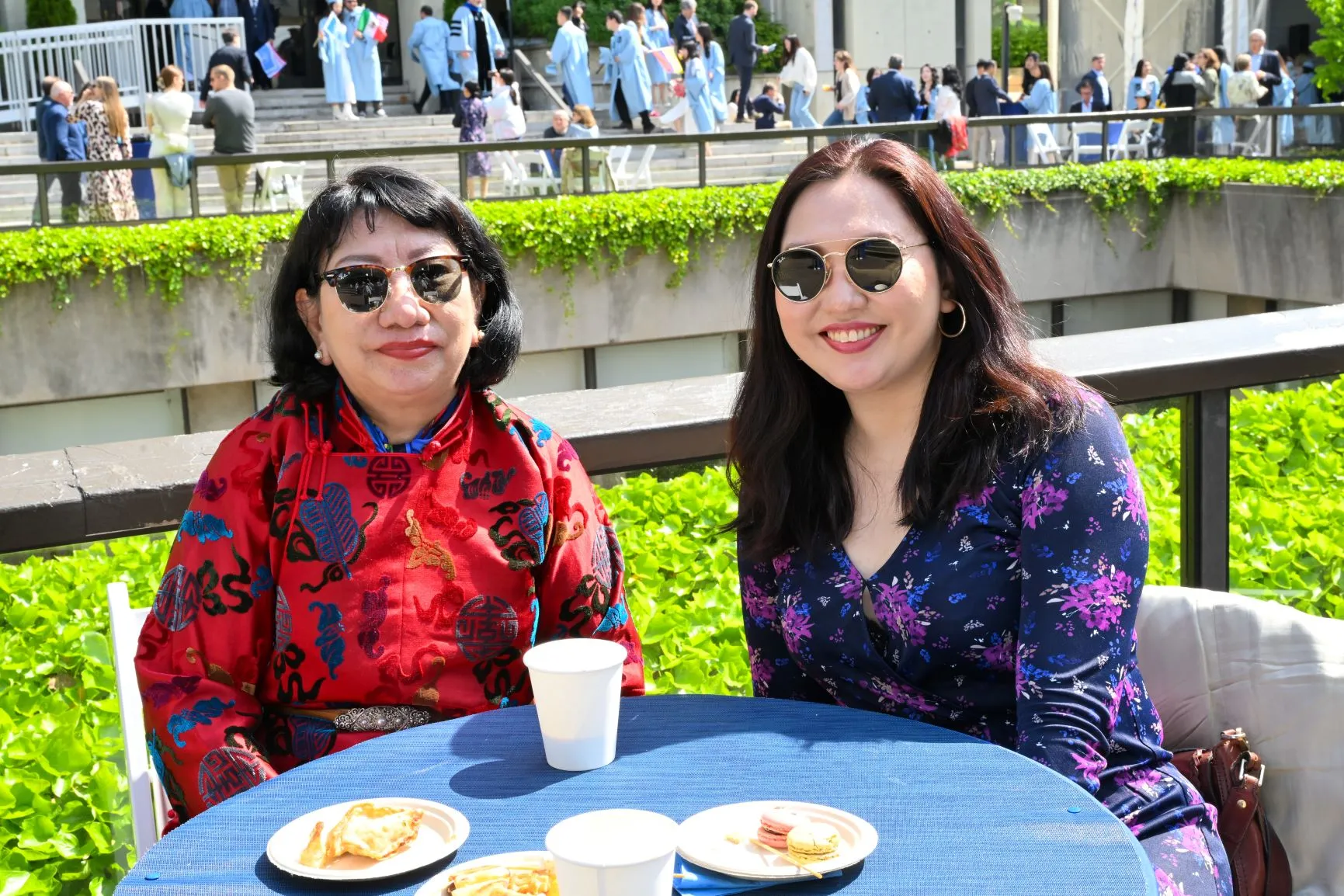 A SIPA graduate and family member