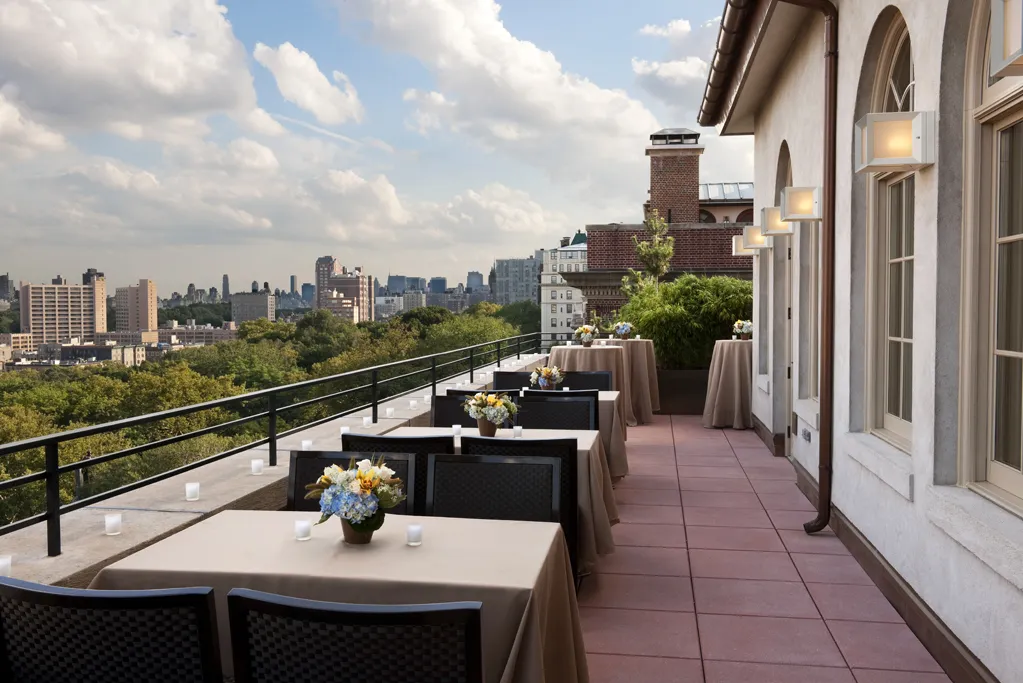 The scenic view from Faculty House's Sky Lounge.